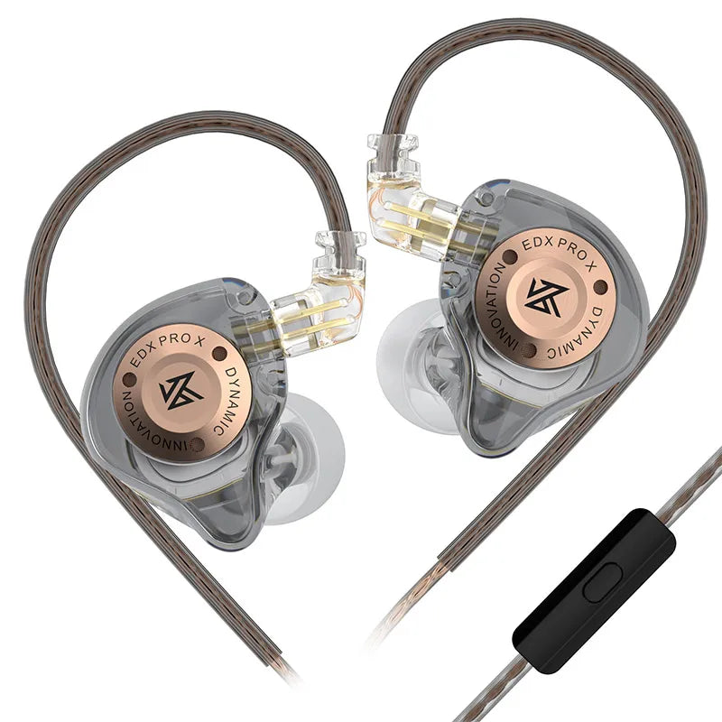 KZ EDXPRO X Dynamic Drive Earphone HIFI Bass Sport Earbud DJ Music Cancelling Headsets KZ EDX PRO X D-FI ZSN PROX EDC EDA ZVX