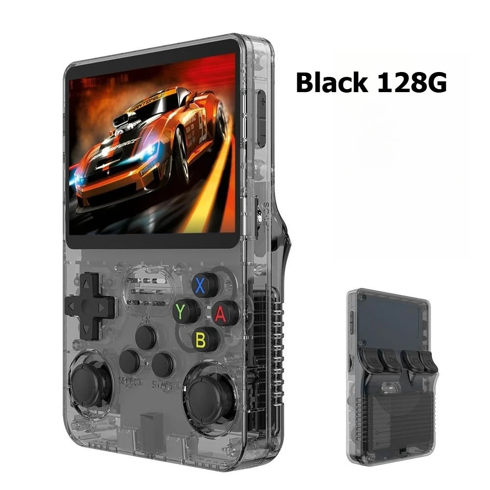 R36S Retro Handheld Game Console Linux System 3.5-Inch IPS HD 4K 64G 20000+ Classical Games Portable Pocket Game Console