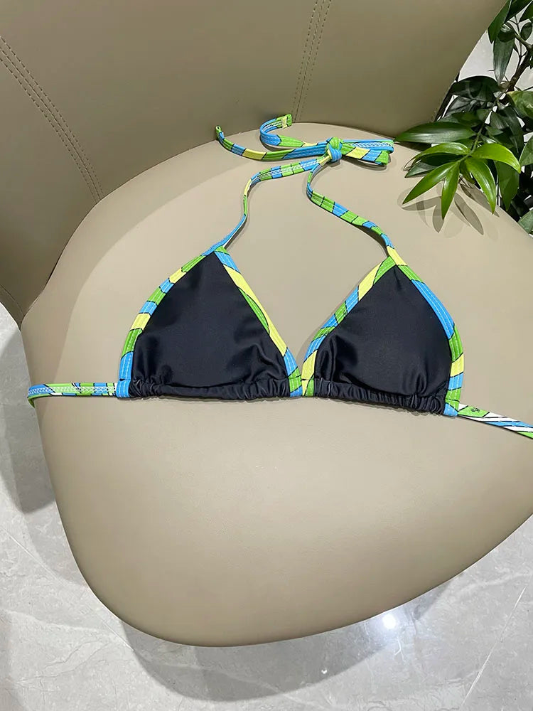 2026 NEW Designer Sexy Women's 2 Pieces Bikini Swimwear Printed Separates Bikini