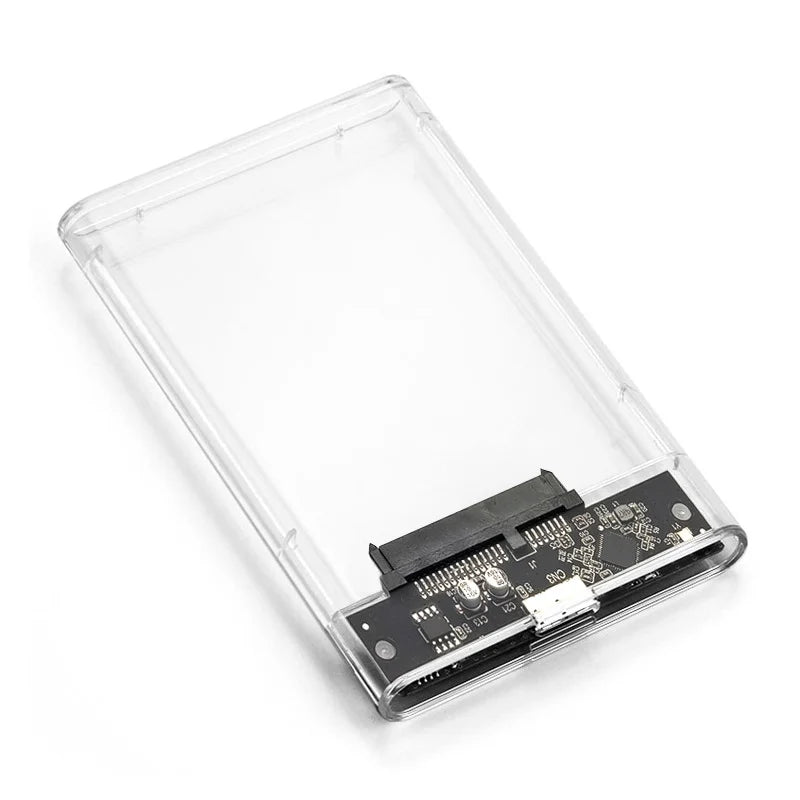 USB3.2 Interface High-Speed Transmission 2.5 Inch Mobile Hard Drive Enclosure  Supports Mechanical with Digital Display