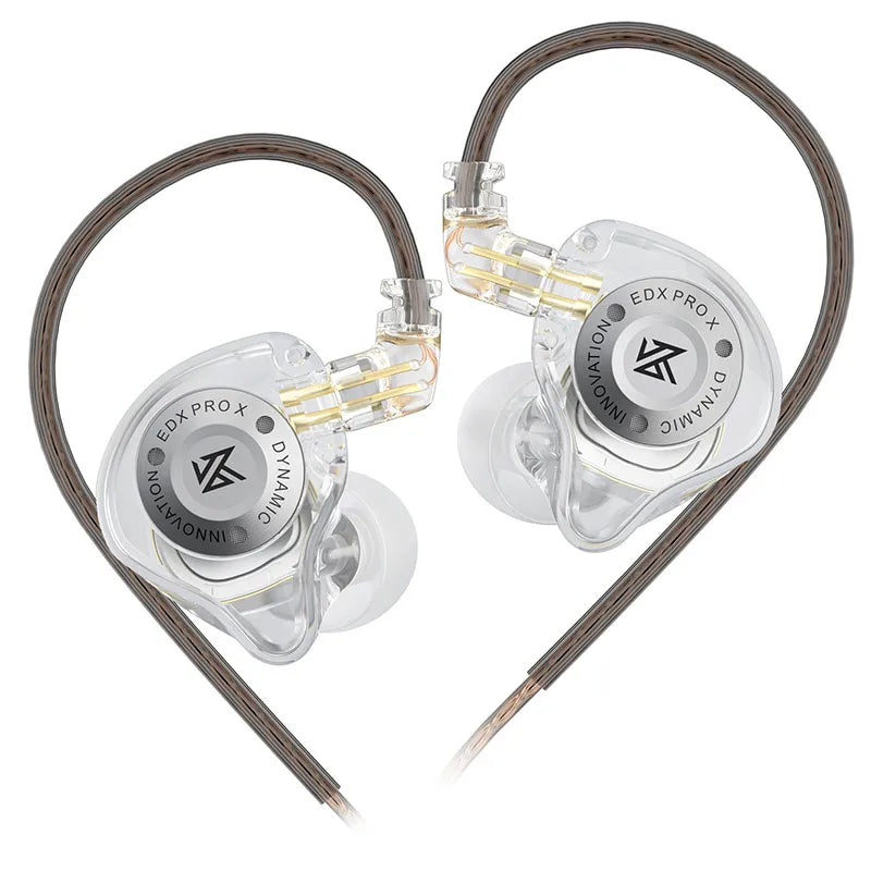 KZ EDXPRO X Dynamic Drive Earphone HIFI Bass Sport Earbud DJ Music Cancelling Headsets KZ EDX PRO X D-FI ZSN PROX EDC EDA ZVX