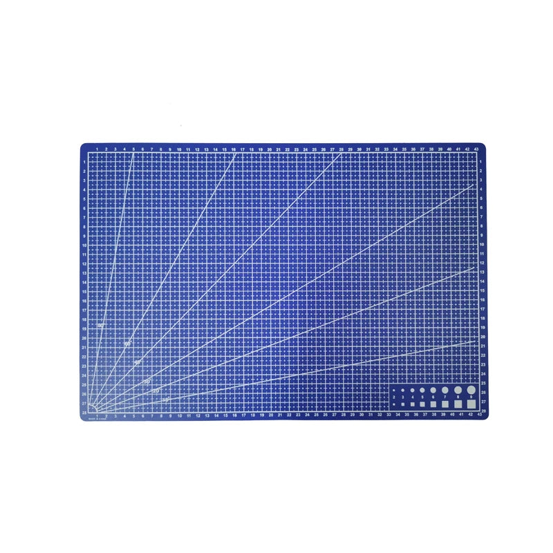 A3 Cutting Pad PVC Table Pad Leather Process Anti Cutting Double-Sided Carving Student DIY Process Self-Healing Pad 45×30x0.09cm