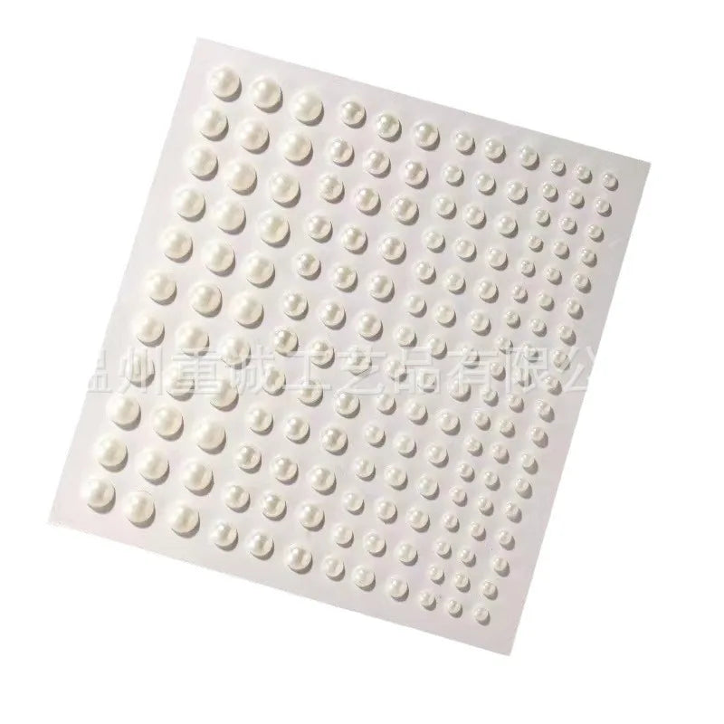 Hot Selling Pearl Face Gems Stickers Self Adhesive Waterproof Rhinestones for EDM Festival Party Makeup Nail Art Decor
