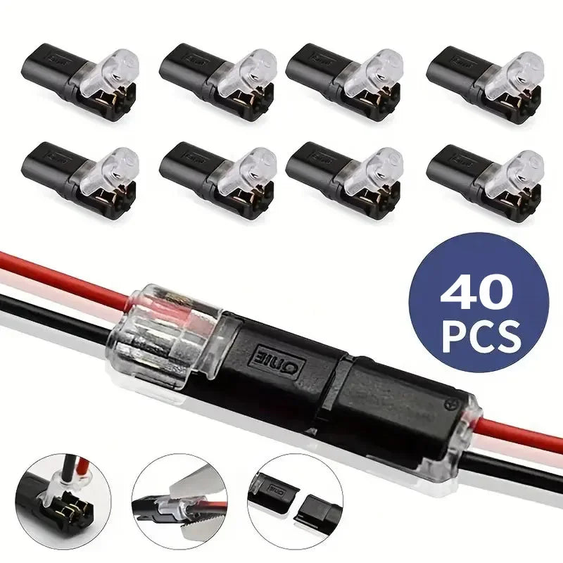 2 Pin Way Plug Car Wire Cable Auto Electrical Connector Strip Terminal Connection Tools New Waterproof Electrical Connector