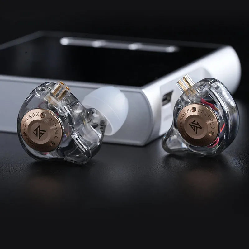 KZ EDXPRO X Dynamic Drive Earphone HIFI Bass Sport Earbud DJ Music Cancelling Headsets KZ EDX PRO X D-FI ZSN PROX EDC EDA ZVX