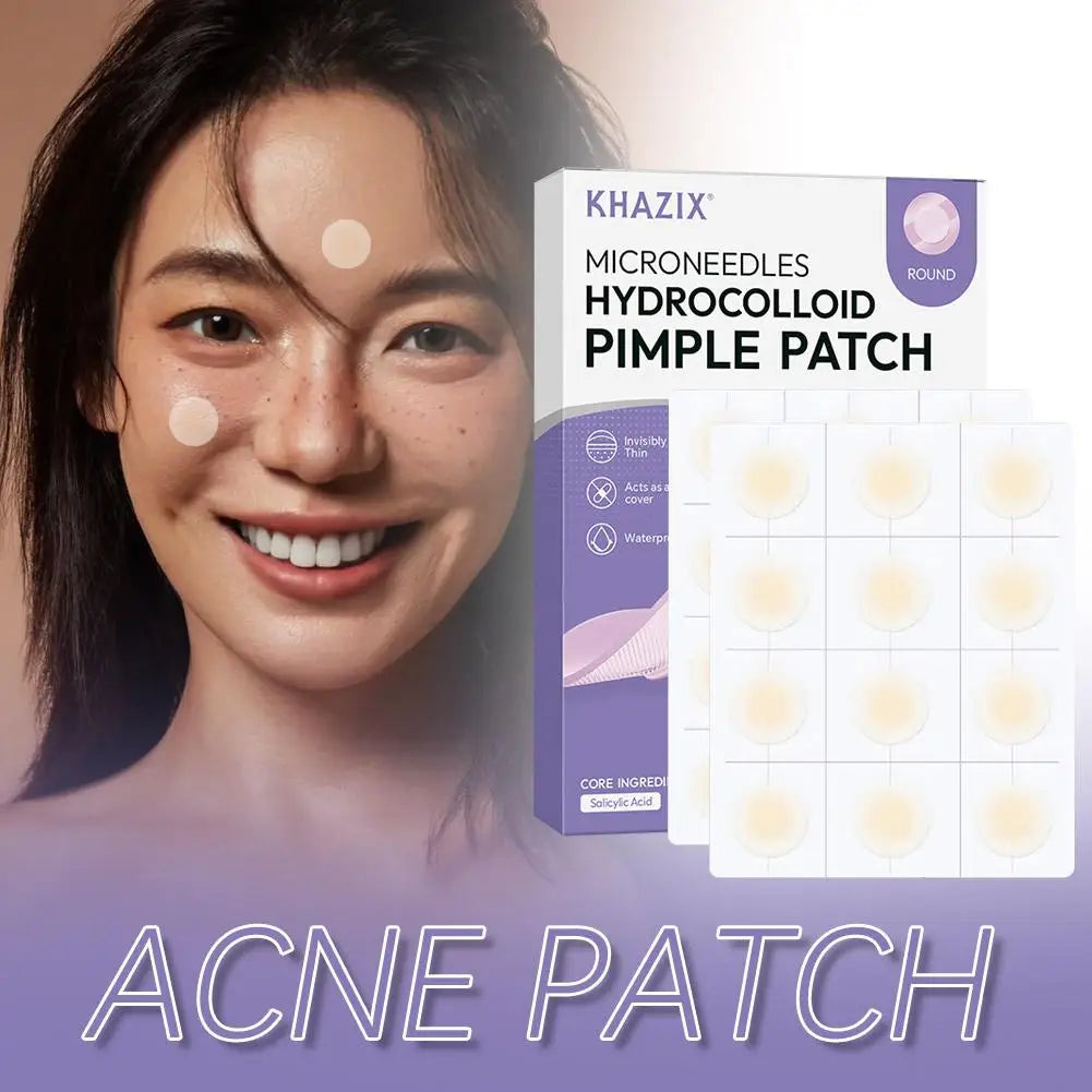 Hydrocolloid Pimple Patch Micro Needle Acne Patches Ultra-thin Invisible 8 Hours Effective  Acne Cover Sticker Facial Care Tool