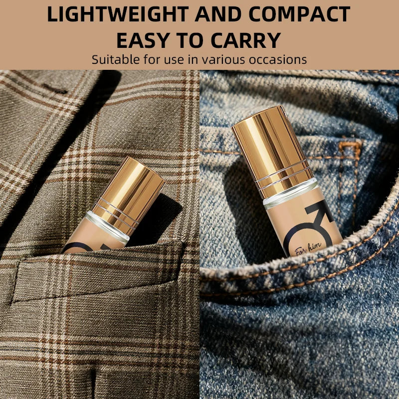 Lemonfay For Him Pheromone Cologne Perfume Oil - 15ml Eau de Toilette Long-Lasting Fragrance for Men, Portable Travel Size