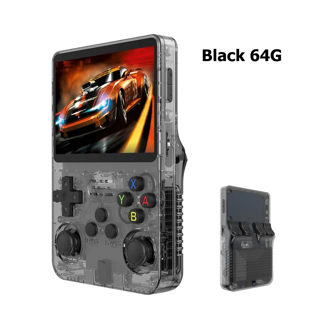 R36S Retro Handheld Game Console Linux System 3.5-Inch IPS HD 4K 64G 20000+ Classical Games Portable Pocket Game Console