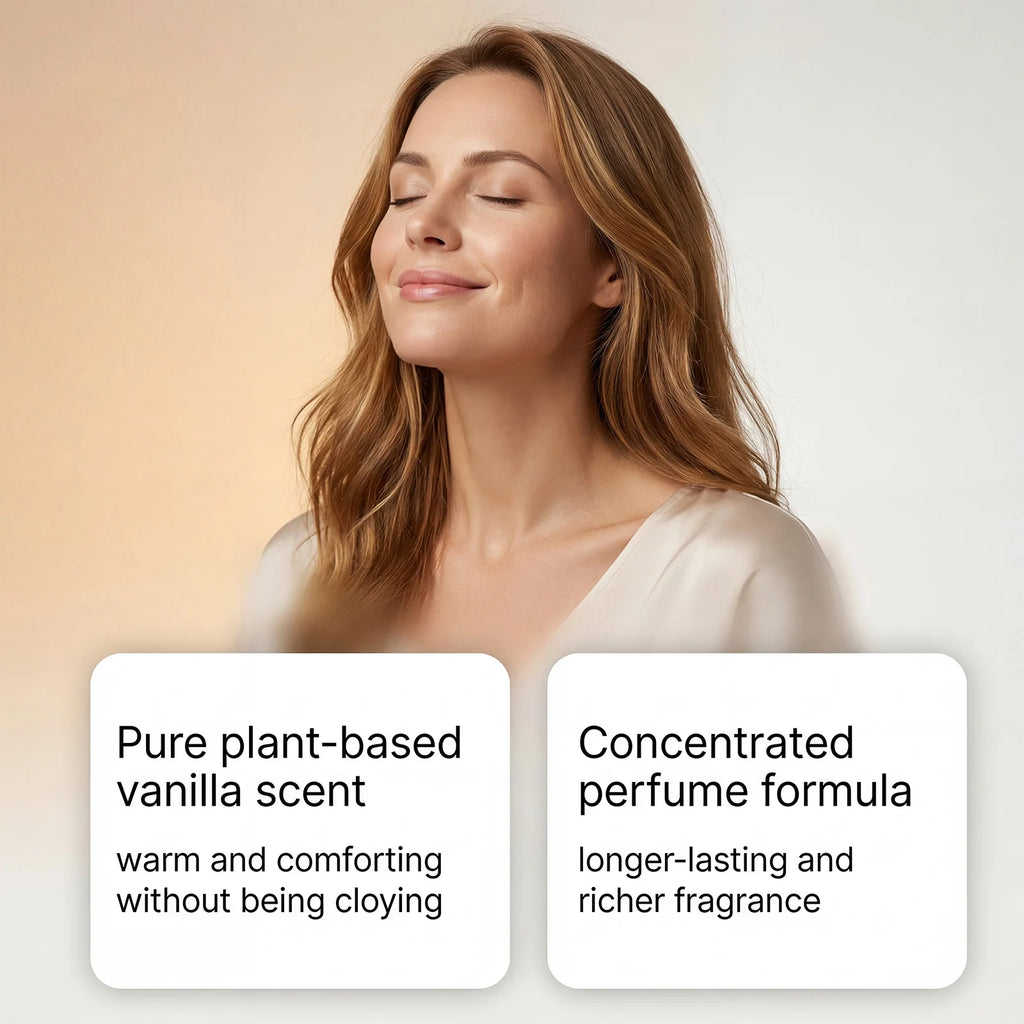 Roxelis 15ml Sunny Vanilla Fragrance Daily Commuting Lady Lasting Fragrance Fresh Healing Light Luxury Atmosphere Fragrance