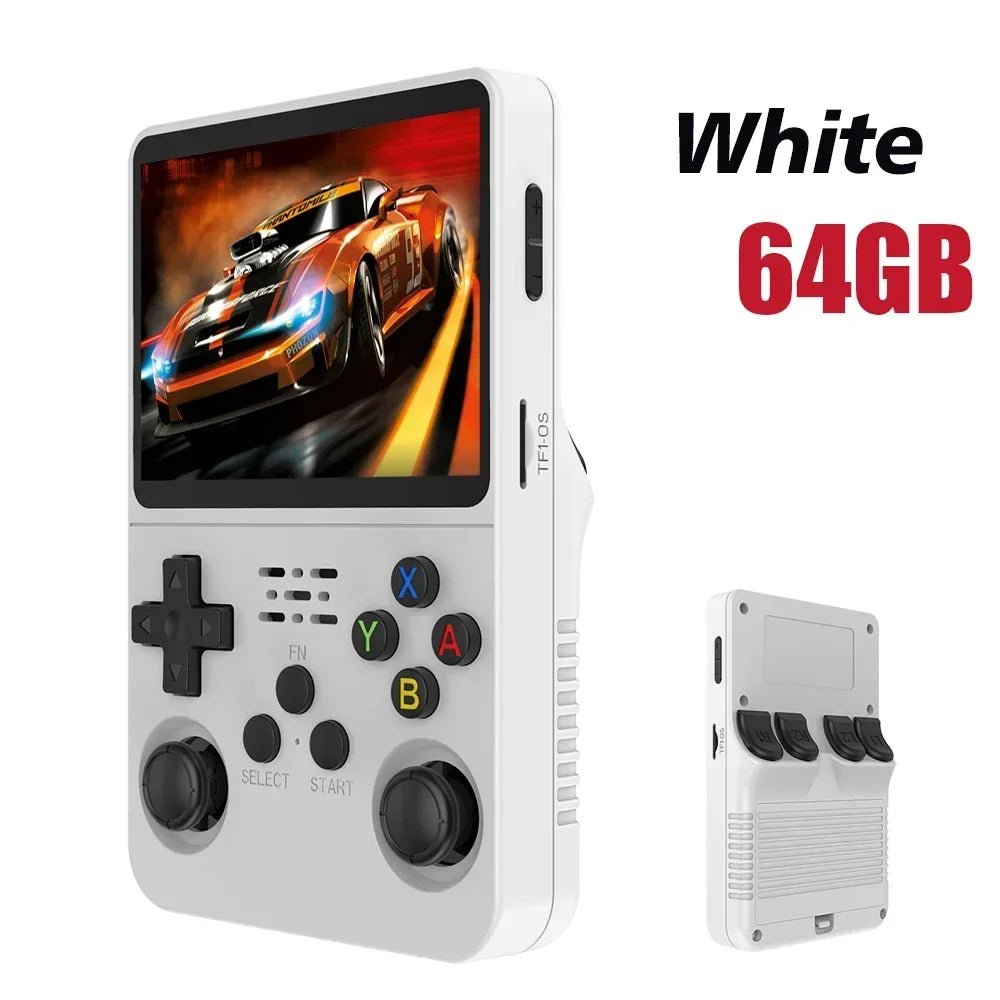 R36S Retro Handheld Game Console Linux System 3.5-Inch IPS HD 4K 64G 20000+ Classical Games Portable Pocket Game Console
