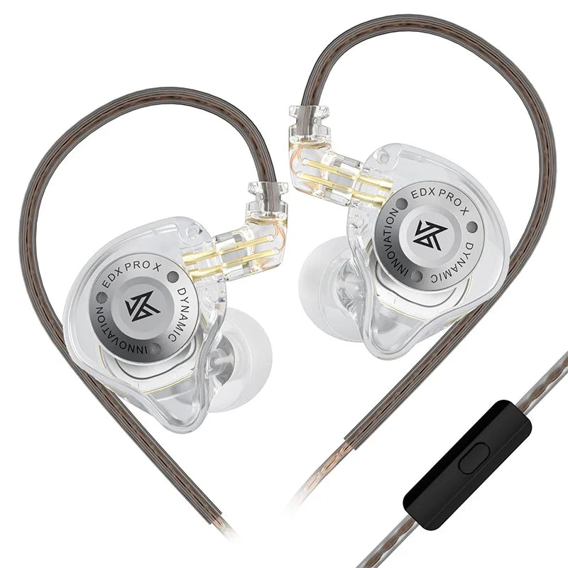 KZ EDXPRO X Dynamic Drive Earphone HIFI Bass Sport Earbud DJ Music Cancelling Headsets KZ EDX PRO X D-FI ZSN PROX EDC EDA ZVX