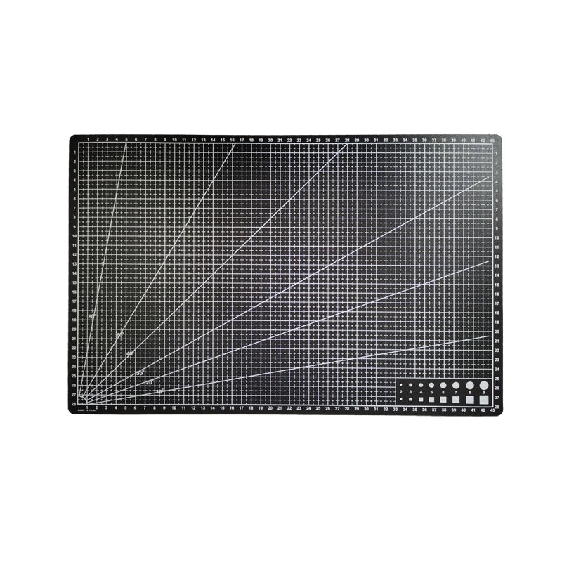 A3 Cutting Pad PVC Table Pad Leather Process Anti Cutting Double-Sided Carving Student DIY Process Self-Healing Pad 45×30x0.09cm