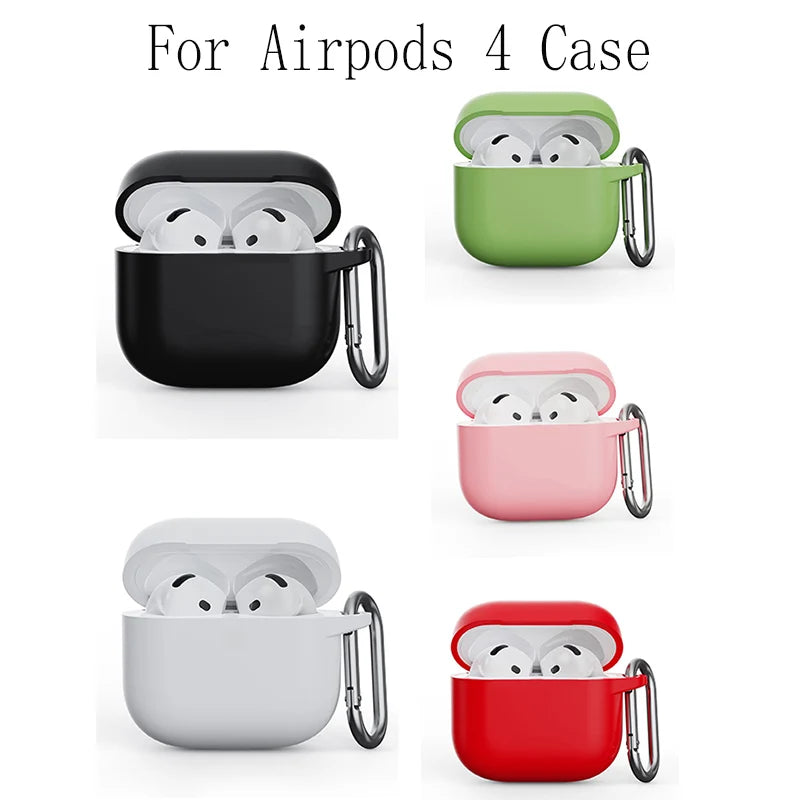Silicone Earphone Cases For Airpods 4  Airpods 3 2 1 Case Headphones Case Protective Case For Apple Airpods Pro 2 Airpods Covers