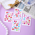 Hot Selling Colorful Acrylic Diamond Stickers Self Adhesive Mixed Heart Round Gems for Phone Case DIY Craft Supplies