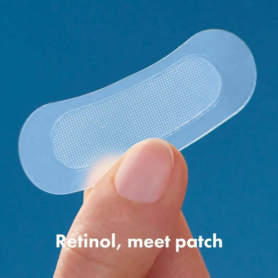 Hyaluronic Acid Retinol Microneedle Eye Patches, Firming Peptides Skin Repair, for Eye Area Forehead & Smile Lines, 1Pair.