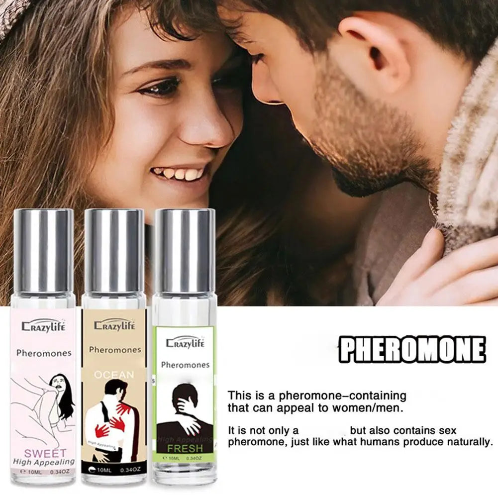 10ml Sweet High Appealing Roll-on Eau De Toilette Sweet Fresh Ocean Fruity Attract Opposite Sex Fragrance Body Essential Oil