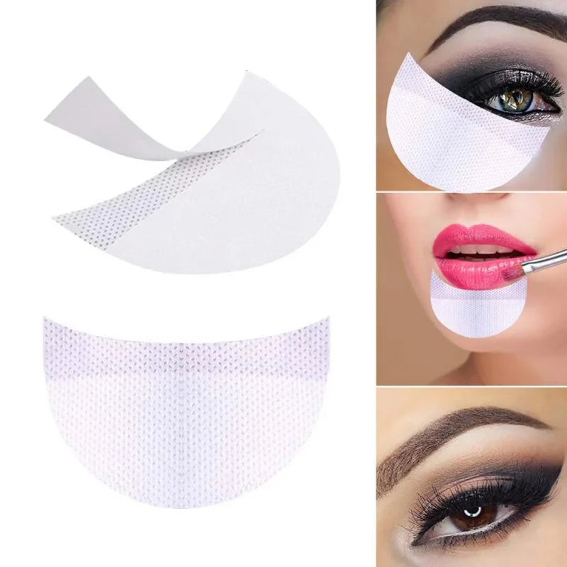 10/20/30pcs Eye Makeup Stencils Disposable Eyeshadow Stickers Eyeliner Shield Grafted Eyelashes Isolate Eyelash Removal Patches