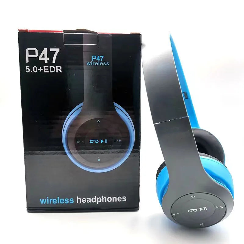 Multifunctional Portable Foldable Headmounted Wireless Bluetooth 5.0 Headset For Bluetooth connection TF Card Wired Connection