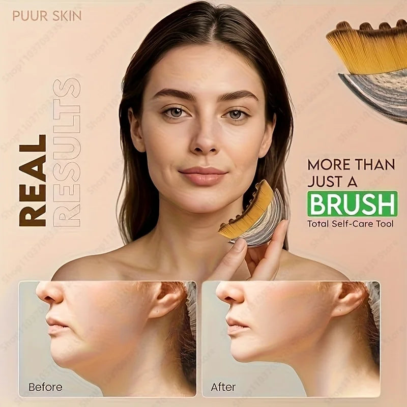 Lymphatic Contour Face and Body Brushes Lymphatic Drainage Massager for Chin Jawline Sculpting Beauty Tool for Fatigue Relief