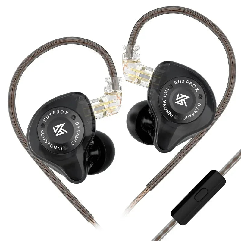 KZ EDXPRO X Dynamic Drive Earphone HIFI Bass Sport Earbud DJ Music Cancelling Headsets KZ EDX PRO X D-FI ZSN PROX EDC EDA ZVX