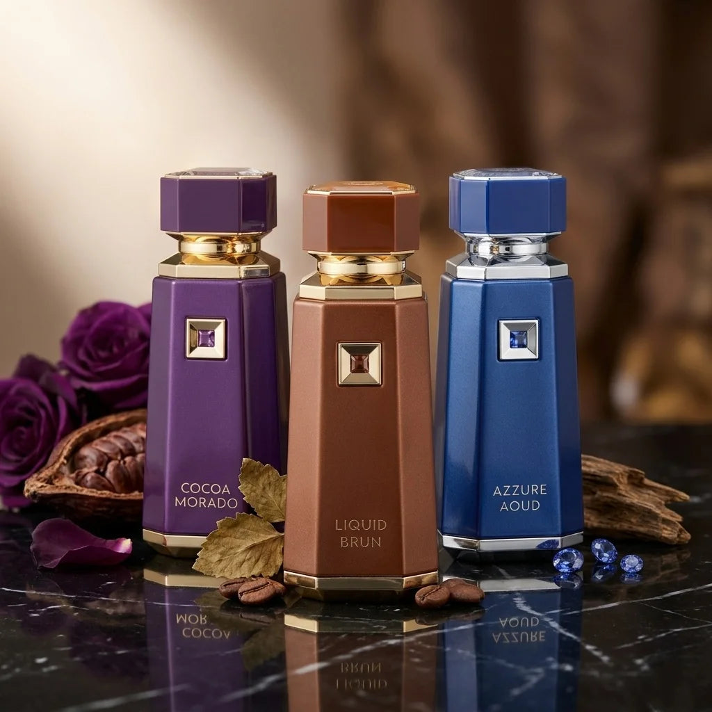 Arab Oriental Long Lasting Fragrance French Avenue Liquid Brun Azzure Aoud Cocoa Morado Woody Spicy Vanilla Perfume Unisex Gift