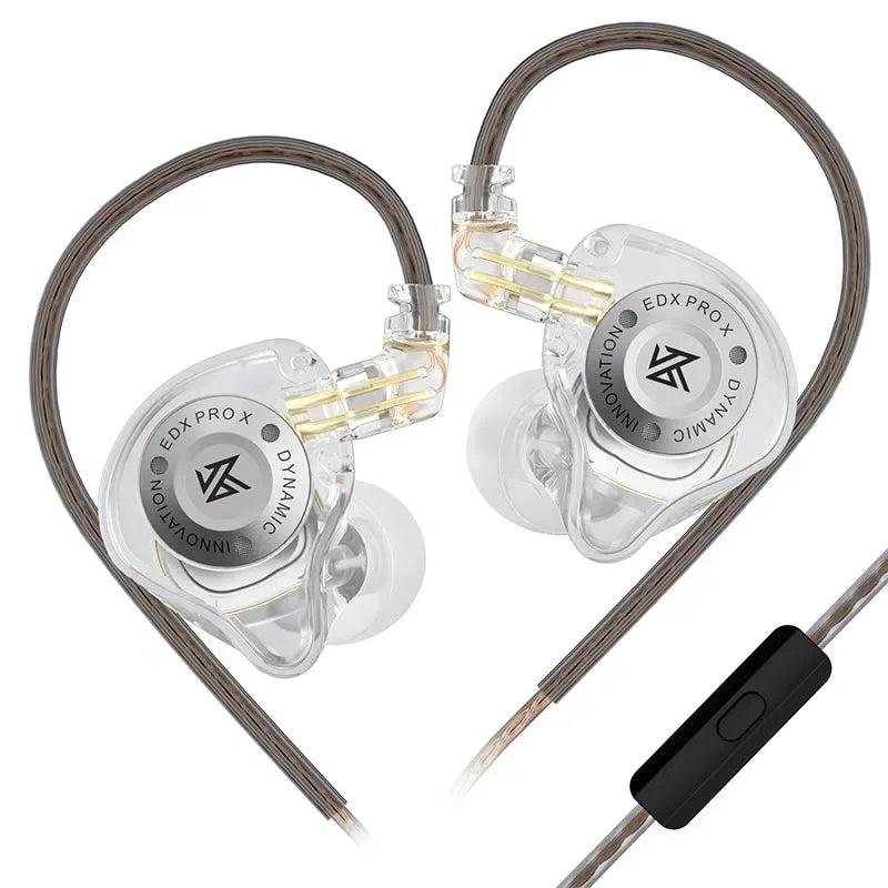 KZ EDXPRO X Dynamic Drive Earphone HIFI Bass Sport Earbud DJ Music Cancelling Headsets KZ EDX PRO X D-FI ZSN PROX EDC EDA ZVX