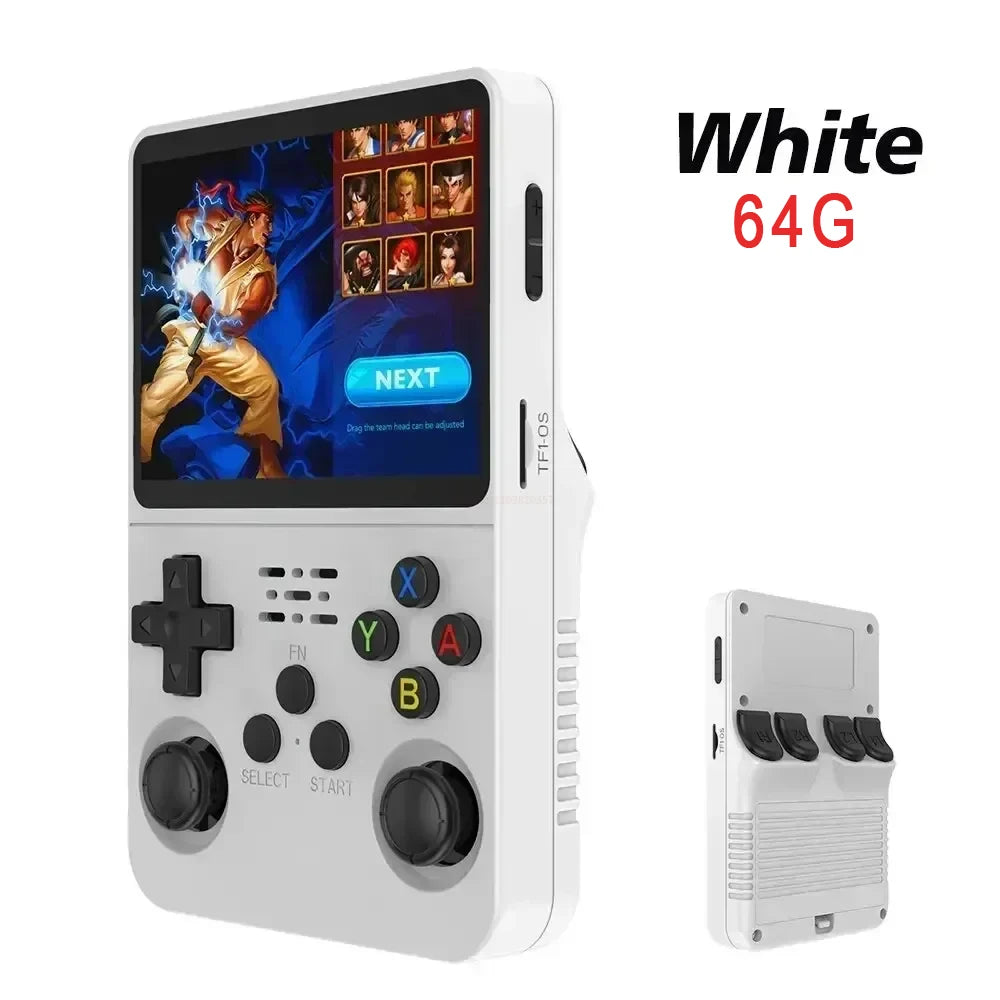 R36S new retro game console 3.5-inch Linux open-source system portable handheld game console with 128GB large memory