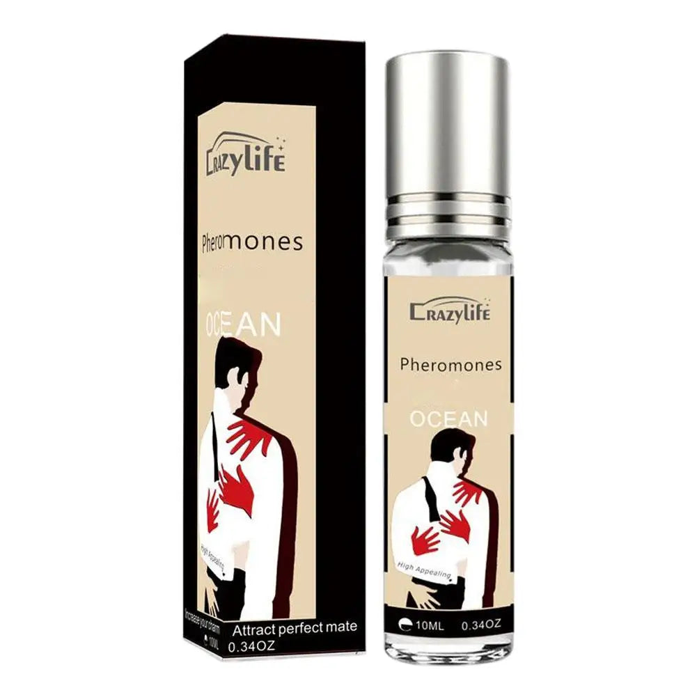 10ml Sweet High Appealing Roll-on Eau De Toilette Sweet Fresh Ocean Fruity Attract Opposite Sex Fragrance Body Essential Oil