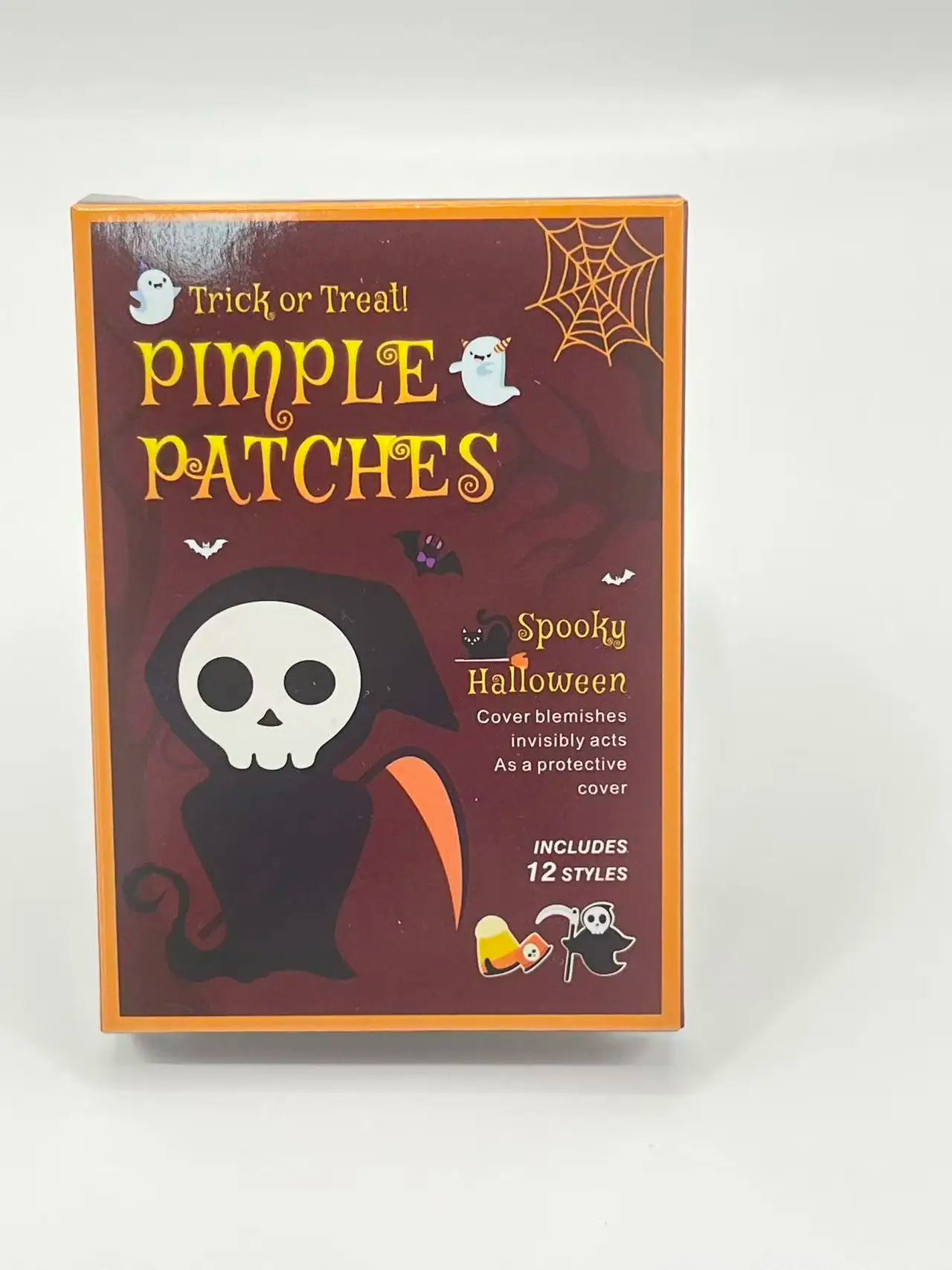 Holiday Bestseller: Cute Halloween Pimple Patches - Makeup-Friendly Patches for Festive Vibe. Acne-Clearing, Water-Resistant, Fa