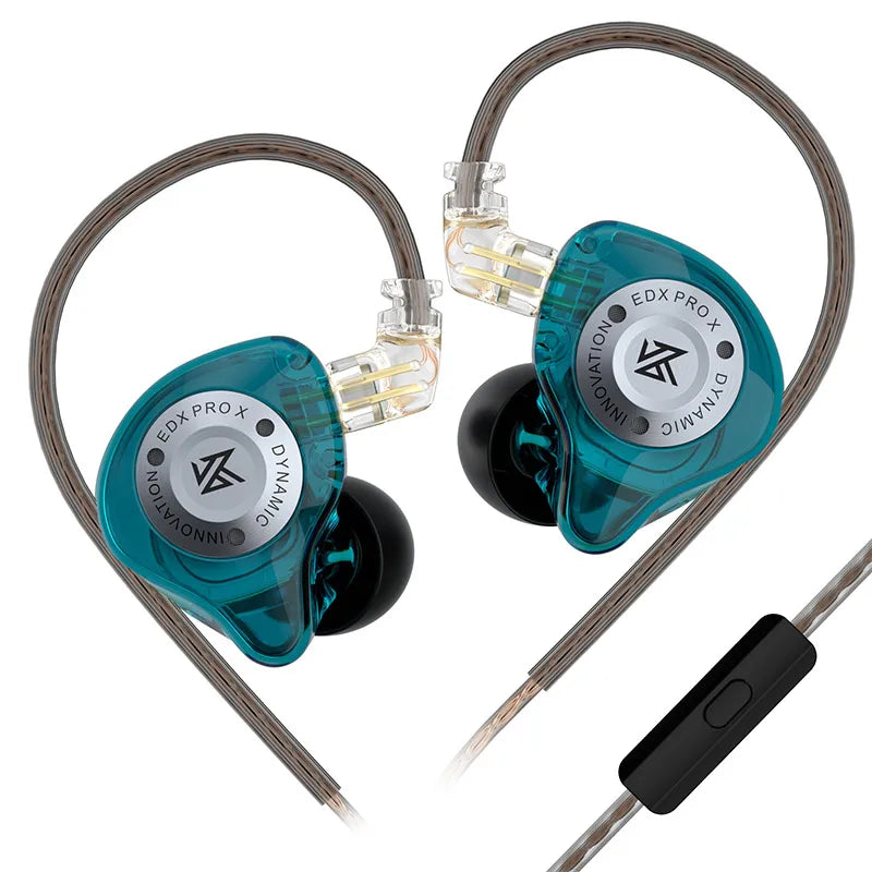 KZ EDXPRO X Dynamic Drive Earphone HIFI Bass Sport Earbud DJ Music Cancelling Headsets KZ EDX PRO X D-FI ZSN PROX EDC EDA ZVX