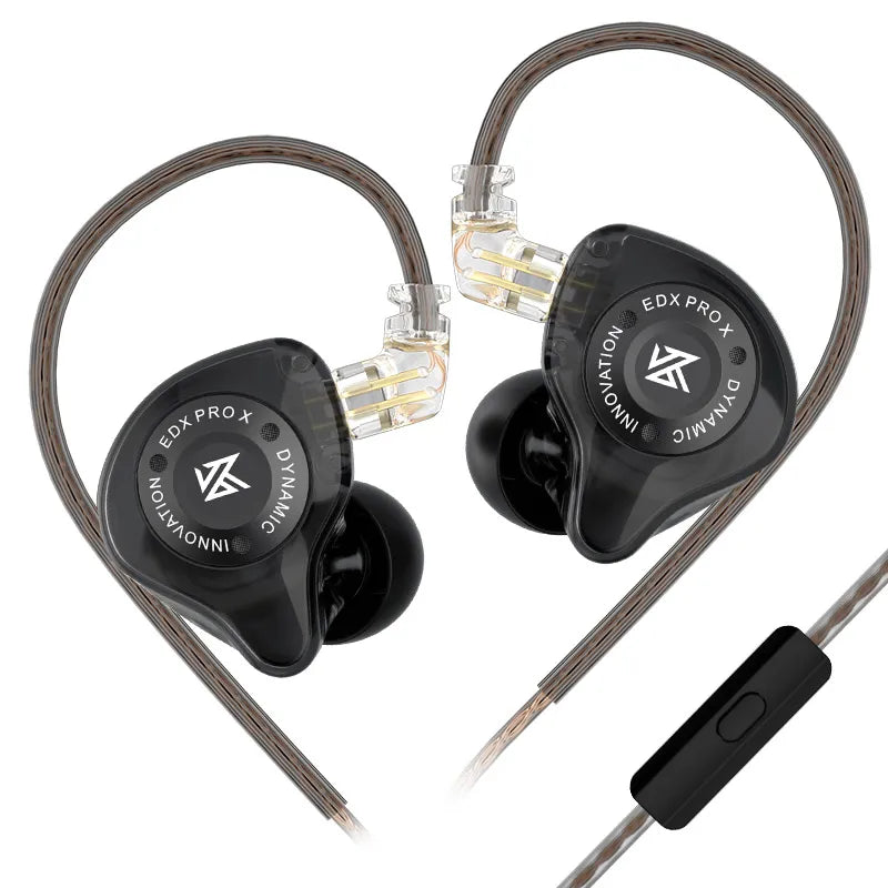 KZ EDXPRO X Dynamic Drive Earphone HIFI Bass Sport Earbud DJ Music Cancelling Headsets KZ EDX PRO X D-FI ZSN PROX EDC EDA ZVX