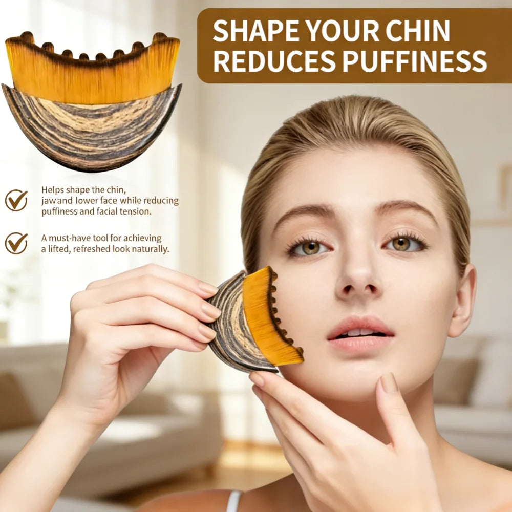 Lymphatic Contour Face and Body Brushes Lymphatic Drainage Massager for Chin Jawline Sculpting Beauty Tool for Fatigue Relief