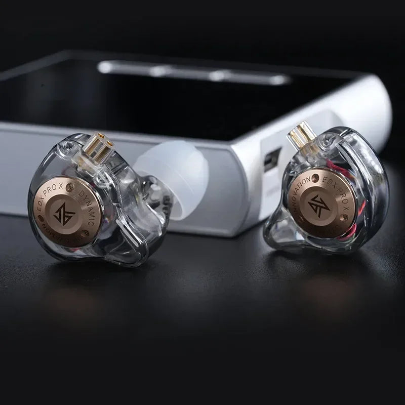 KZ EDXPRO X Dynamic Drive Earphone HIFI Bass Sport Earbud DJ Music Cancelling Headsets KZ EDX PRO X D-FI ZSN PROX EDC EDA ZVX