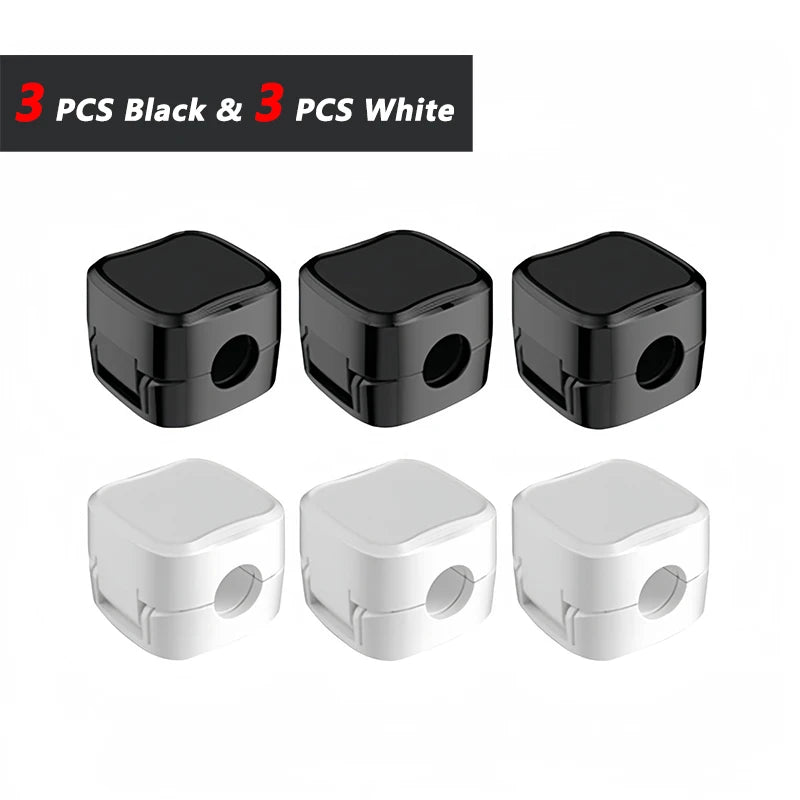 Non-magnetic Strong Cable Clips Adjustable Cord Holder | Adhesive Under Desk Mgmt Organizer for Home Office Car Wall Desktop