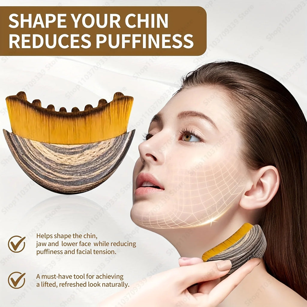 Lymphatic Contour Face and Body Brushes Lymphatic Drainage Massager for Chin Jawline Sculpting Beauty Tool for Fatigue Relief